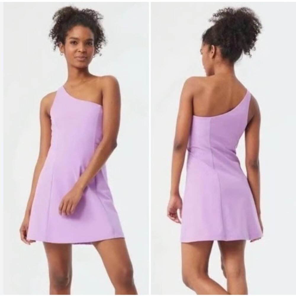 Outdoor Voices One Strap Lilac Exercise Dress